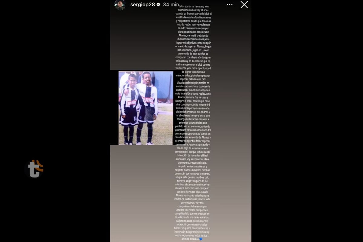 Sergio Peña ofreció disculpas a los hinchas victorianos (Foto: sergiop28)