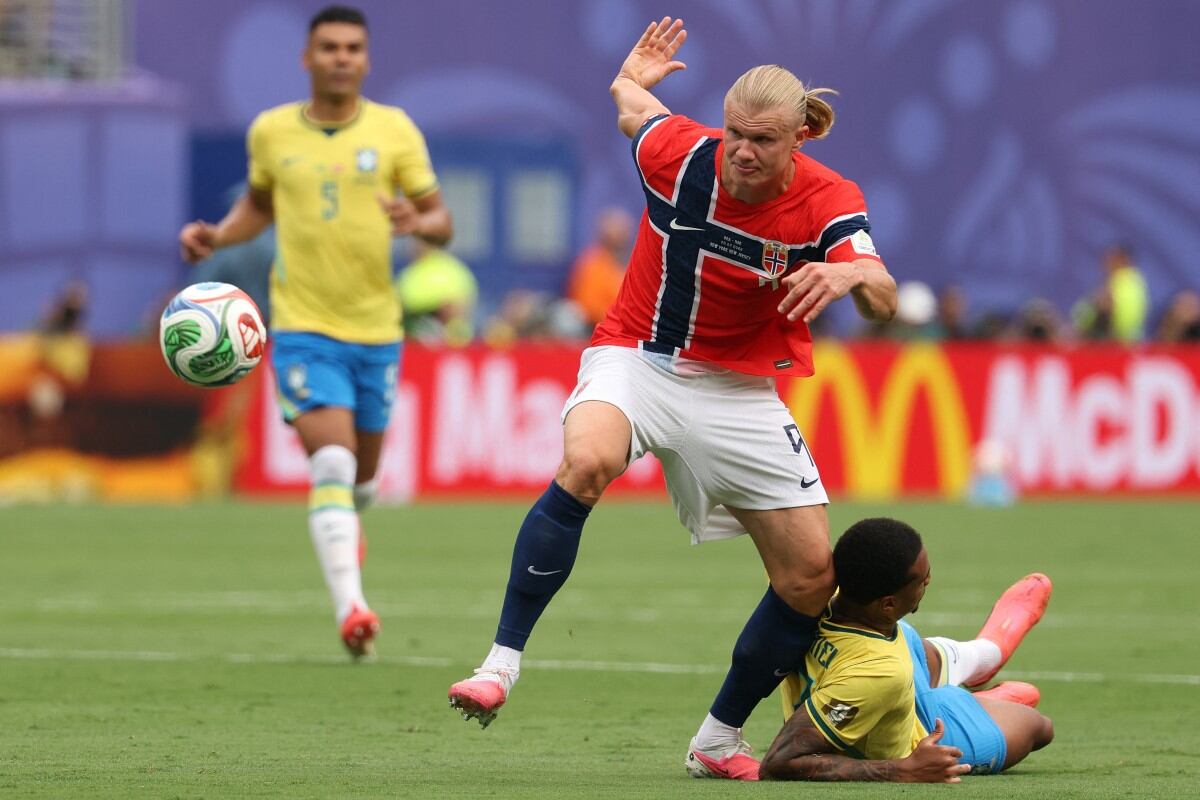 Brasil vs Noruega. Foto: Odd ANDERSEN / AFP