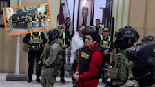 Trasladaron a ‘Johnsson Pulpo’ a la Base Naval del Callao en camioneta blindada | VIDEO