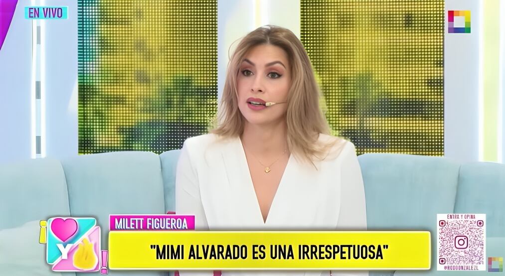 Milett advierte con acciones legales en contra de Mimi Alvarado.