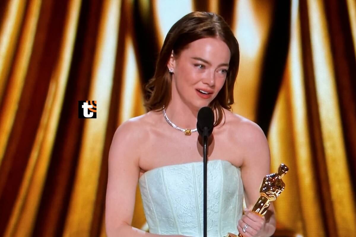 Emma Stone ganó el premio Oscar a Mejor Actriz Principal por 'Pobres criaturas'.