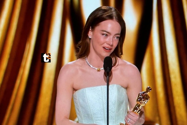 Emma Stone ganó el premio Oscar a Mejor Actriz Principal por 'Pobres criaturas'.