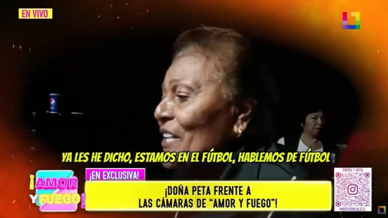 Doña Peta no confirmó si Ana Paula Consorte está embarazada.
