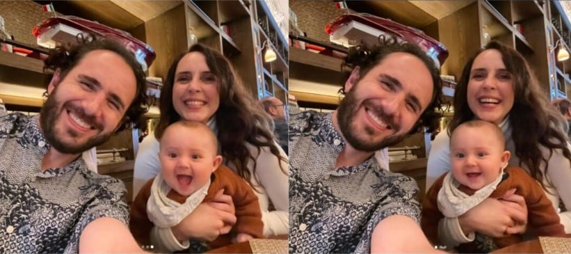 La actriz tuvo su segundo hijo a sus 45 años (Foto: Iran Castillo / Instagram)