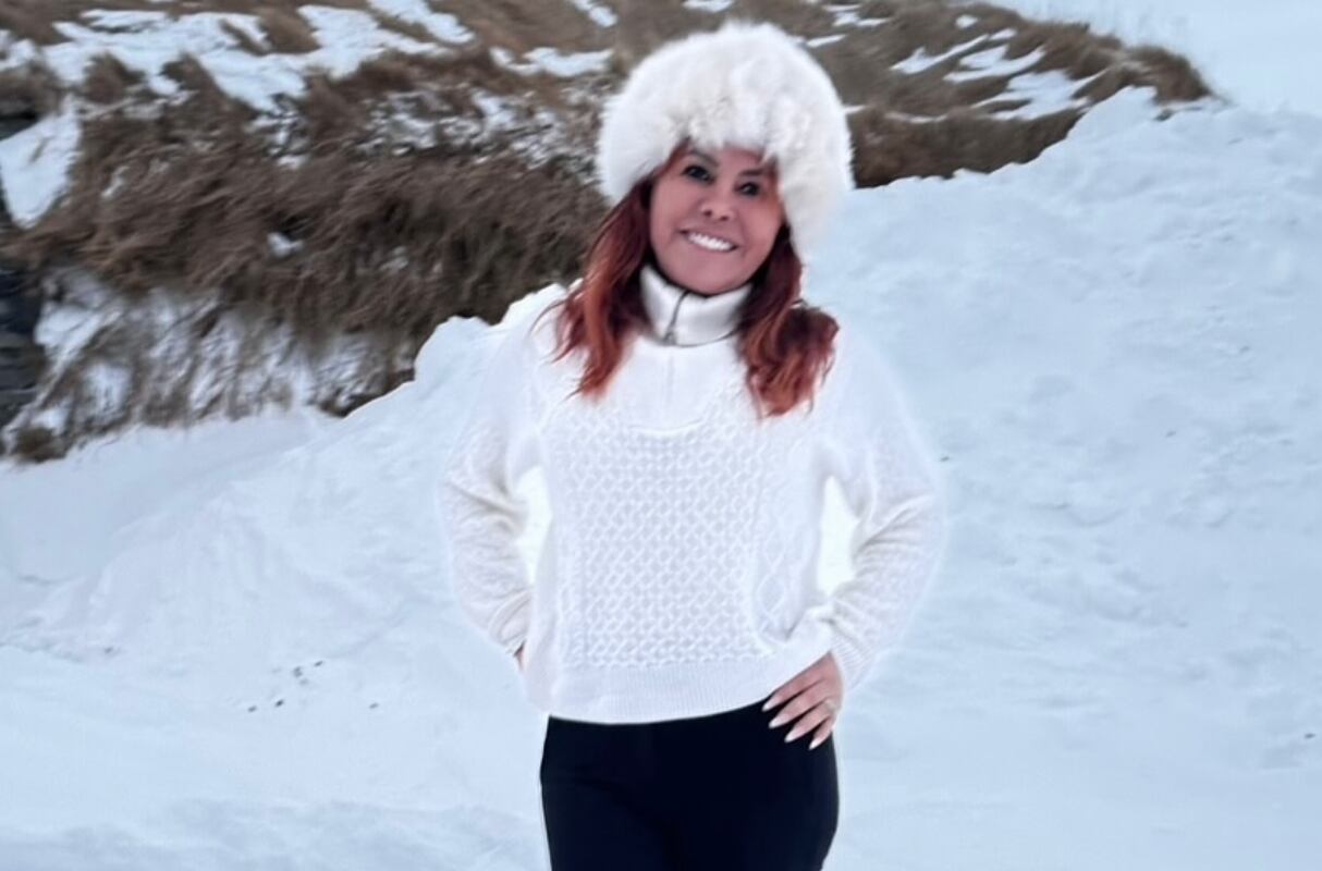 Magaly Medina viajó a Islandia para ver las auroras boreales, pero se llevó una lamentable sorpresa. (Foto: Instagram)