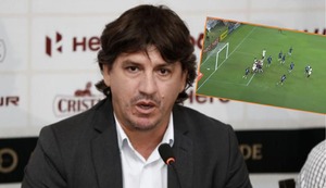 Jean Ferrari explota por gol mal anulado en el Universitario - Independiente del Valle: “Es escandaloso”