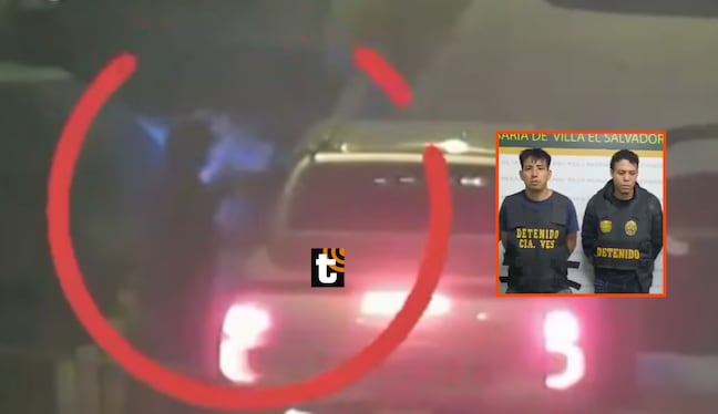 Policía sufre asalto de su camioneta por dos delincuentes en Villa El Salvador.