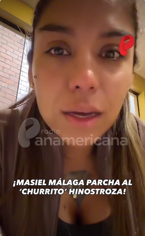 Masiel Málaga rompe en llanto y explota contra 'Churrito' Hinostroza.