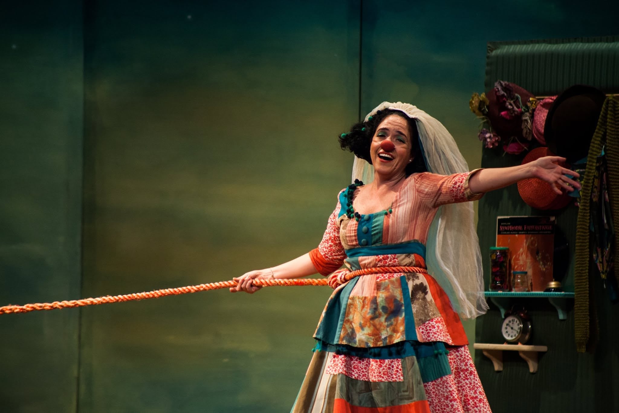 'Cuerda' es uno de shows más emblemáticos en su carrera artística. La primera función fue el 28 de setiembre de 2013. Foto: Facebook Wendy Ramos.