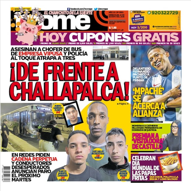 Portada Trome