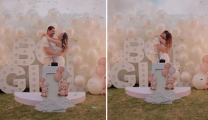 ¡Será niño! Carol Reali y André Bankoff revelan el género de su primer bebé