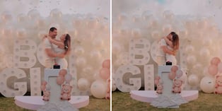 ¡Será niño! Carol Reali y André Bankoff revelan el género de su primer bebé