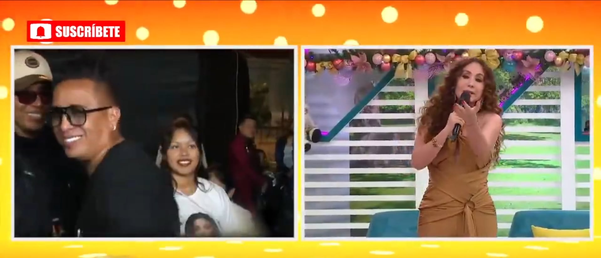 Conductora critica actitud de Cueva. (Fuente: América TV)