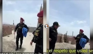¡Policías enfrentados en operativo! Discusión en azotea tras captura de presuntos miembros de banda en Los Olivos: “Deje usted las armas y la droga”