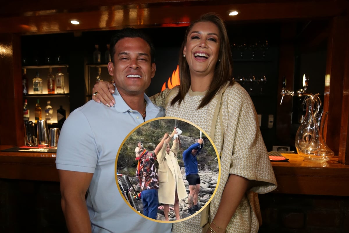 Karla Tarazona y Christian Domínguez visitaron Las Huaringas