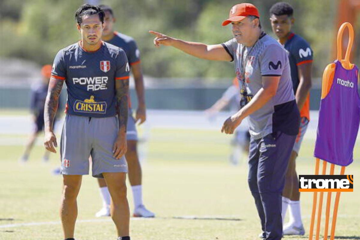 Juan Reynoso charlará con Lapadula y Renato Tapia los referentes del equipo en Europa (Foto: Andina)
