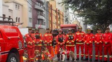 Terremoto en Colombia: Bomberos del equipo USAR y la perrita Kayra listos para apoyar en la búsqueda y rescate de víctimas