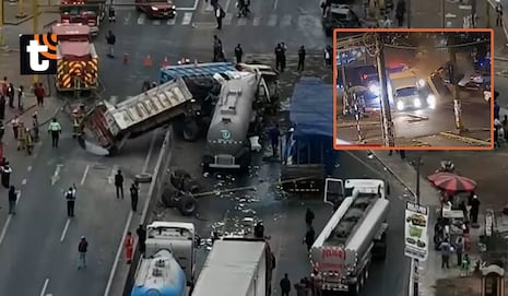 ¡Panamericana Norte se tiñe de sangre! Cisterna pierde el control, choca contra 4 vehículos, deja un muer...