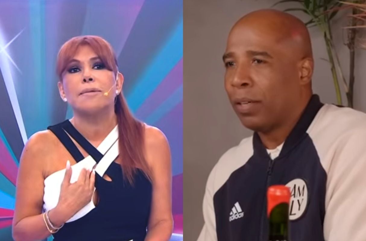 Magaly Medina reaccionó ante la demanda que le ganó ‘Cuto’ Guadalupe por el delito contra el honor en la modalidad de injuria y difamación agravada. (Foto: YouTube - "Magaly TV, la firme" / "Denganche")
