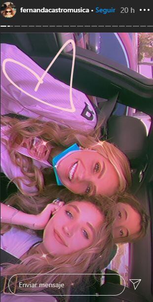 Angélica Rivera reaparece en Instagram gracias a su hija Fernanda. (Foto: @fernandacastromusica)