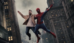 Messi y el Hombre Araña