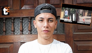 Graban a Jean Deza llegando a la casa de Gabriela Alava: ¿Y la denuncia por agresión?