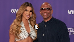 El look de Yahaira en alfombra de los Latin AMAS 2024 junto a Sergio George: “Llegó el sabor”