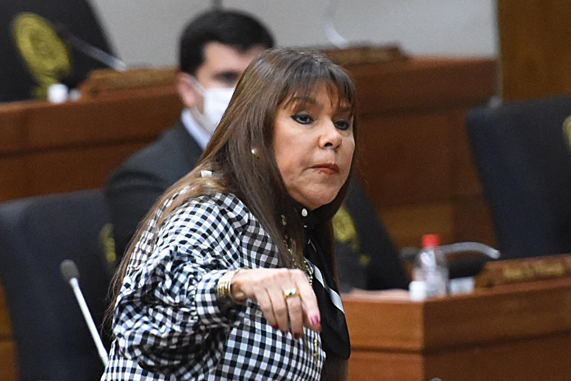 La senadora paraguaya Celeste Amarilla. (Foto de DANIEL DUARTE / AFP).