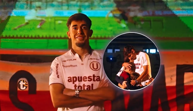 Martín Pérez Guedes paseó por última vez por la sala de trofeos y piso césped del Monumental (Foto: @universitario)