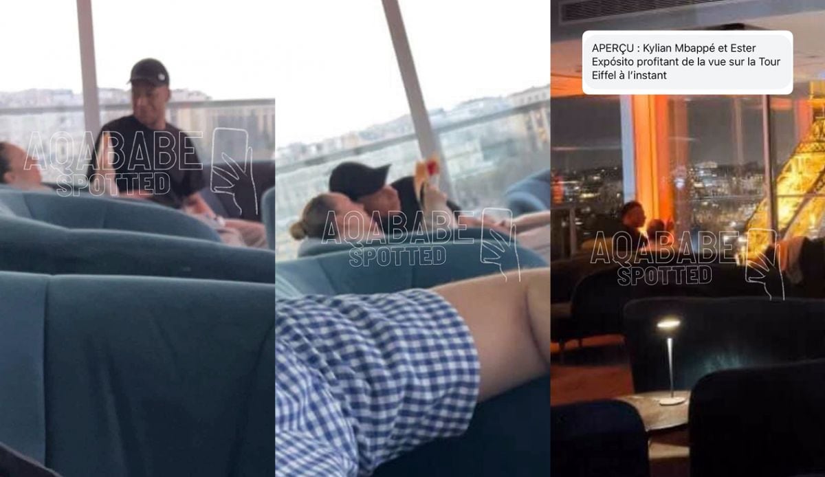 Jugador de Real Madrid y actriz española juntos antes de regreso de Mbappé a la Casa Blanca (Fotos: @aquababe)