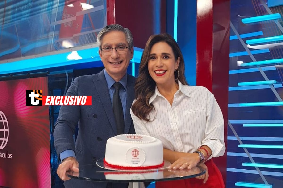 Federico y Veronica son conductores de America Noticias Primera Edición