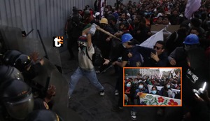 Tensión y bombas lacrimógenas en la Marcha de la Generación Z: Policías impiden que lleguen al Congreso