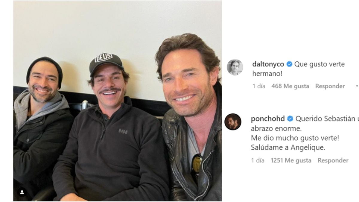 El comentario de Herrera y Dalton (Foto: Sebastián Rulli / Instagram)