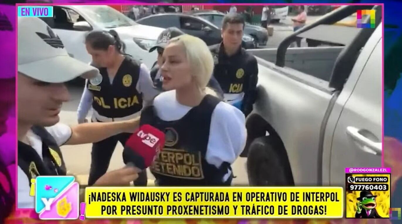 Nadeska revela quien le habría involucrado en tras ser detenida.
