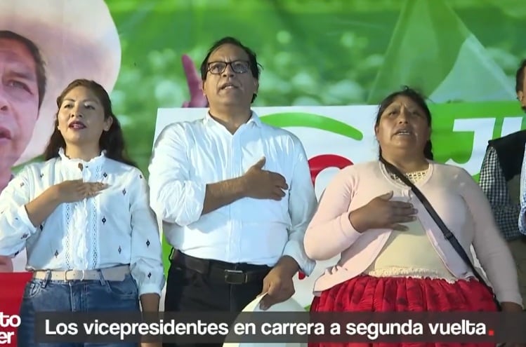 Analí Márquez, Roberto Sánchez y Brígida Curo. (Cuarto Poder)
