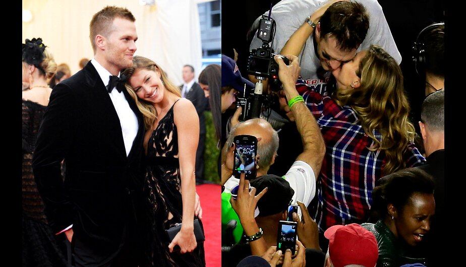 Tom Brady y Gisele Bündchen, ambos se acompañan en los diferentes eventos de sus carreras. (Foto: Getty Images)