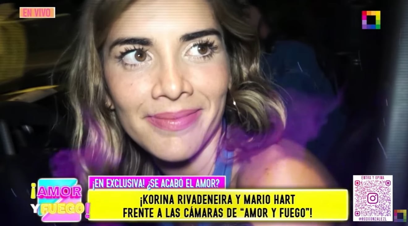 Korina Rivadeneira sale en defensa de Mario Hart tras ser llamado ‘vividor’ por hermano de Alejandra.