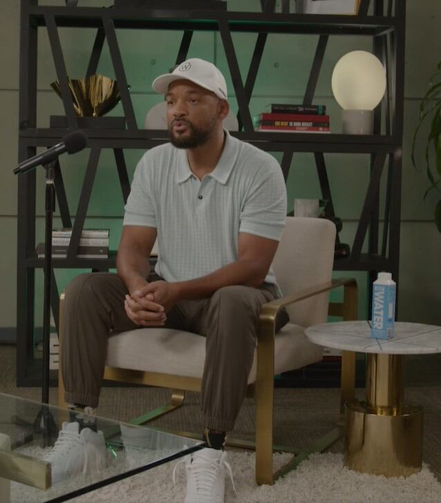 Will Smith y la botella de Just Water (Foto: Will Smith/Facebook)