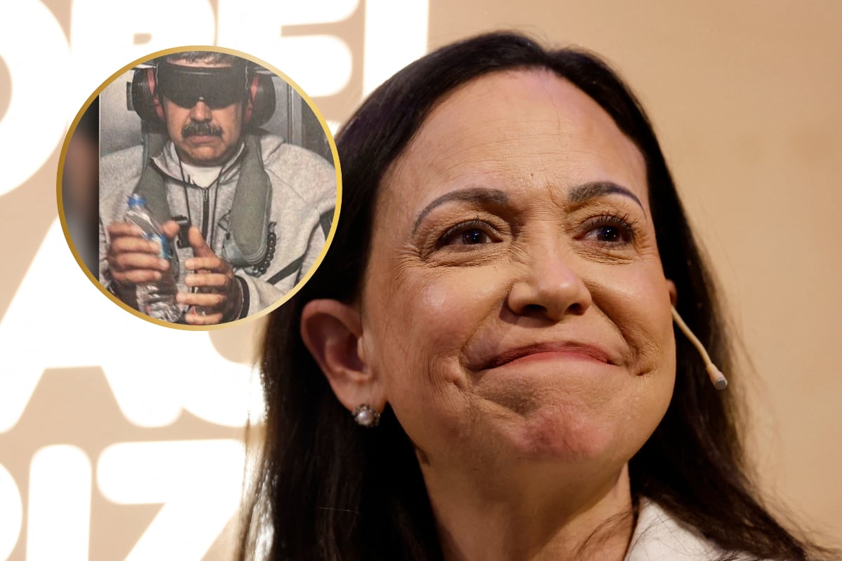 María Corina Machado celebra captura de Maduro