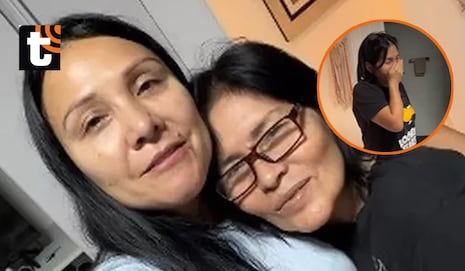 Tula Rodríguez llora junto a su trabajadora del hogar por la partida de su hija al extranjero: “Se puso s...