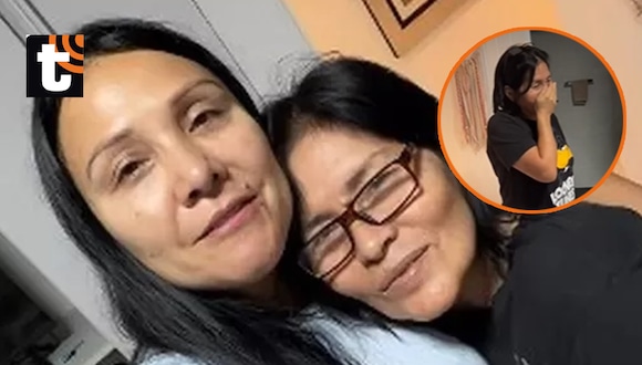 TROME - Tula Rodríguez llora junto a su trabajadora del hogar por la partida de su hija al extranjero