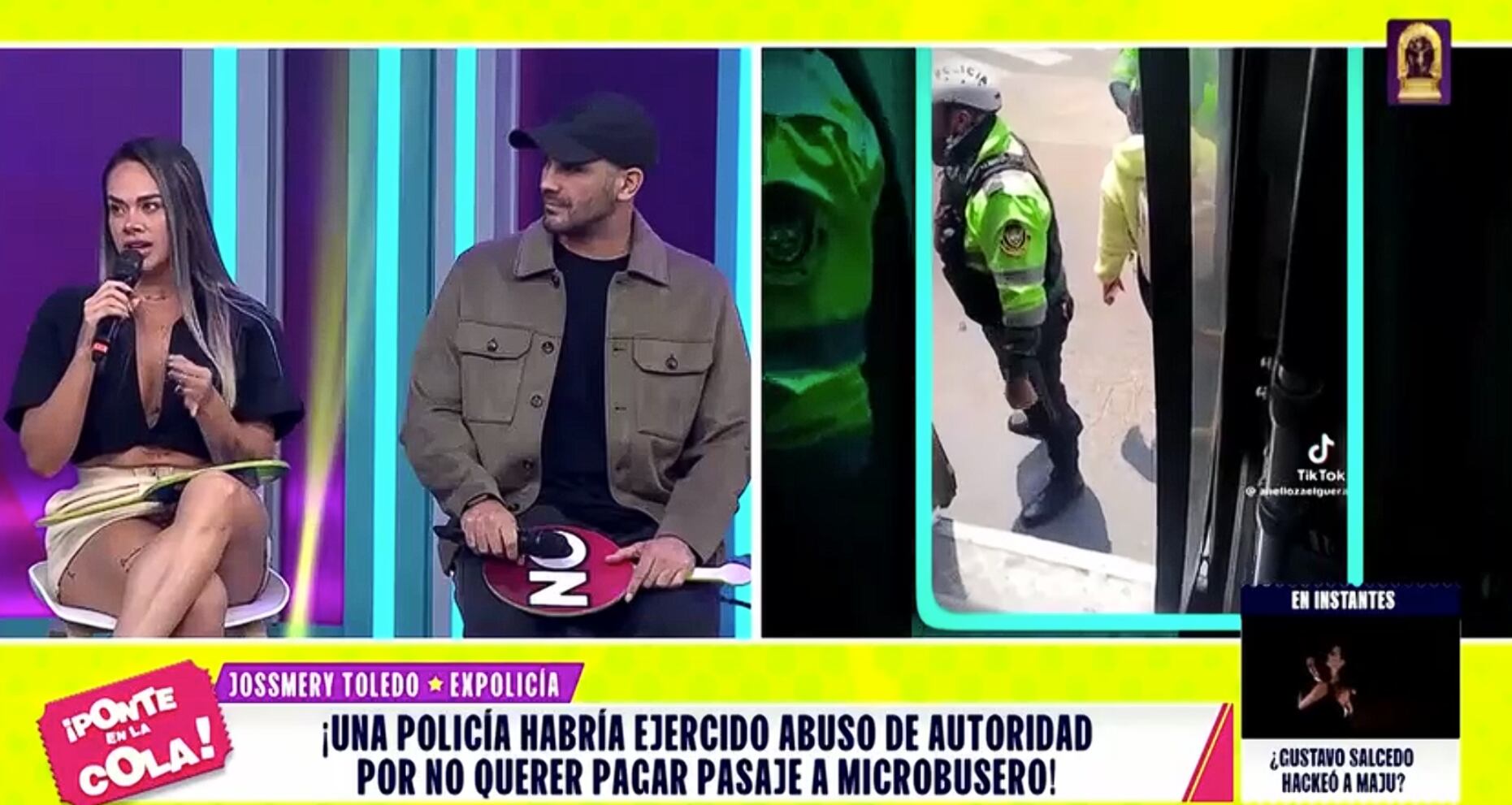 Influencer critica actitud de 'Lady dos soles'. (Foto: Latina/Ponte en la cola)