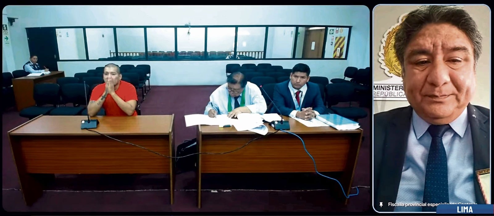 El Monstruo Erick Moreno en su audiencia de prisión preventiva