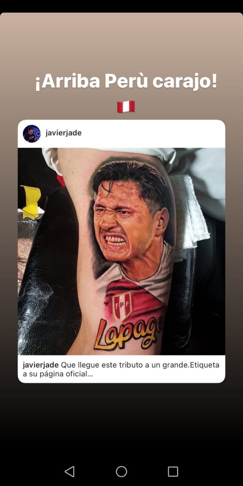 Gianluca Lapadula se ha convertido en ídolo de la selección peruana. Foto: Instagram.