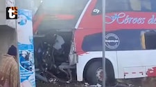 ¡Tragedia en Puno! Chofer muere tras despiste de bus que terminó empotrado en una vivienda