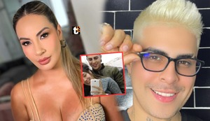 Ex de salsero de Pamela MUESTRA PRUEBAS y narra cómo la agredió: “Me rompió la tele, casi me tira dos botellas”