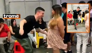 Italiano sorprende al bailar huaylas y la rompe con su zapateo: “Mejor que algunos peruanos”