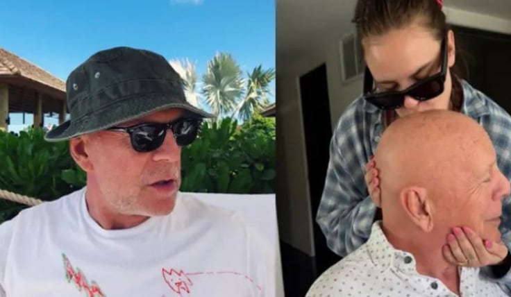 Esposa comparte reciente imagen de Bruce Willis, tras ser alejado de la vida pública: “Es y siempre será una leyenda”