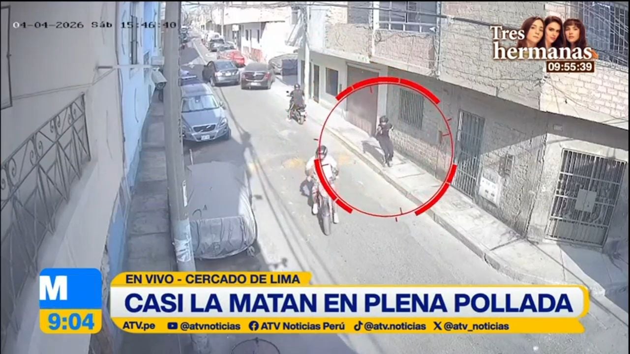 Disparan contra familia en pollada del Cercado de Lima. Foto: ATV