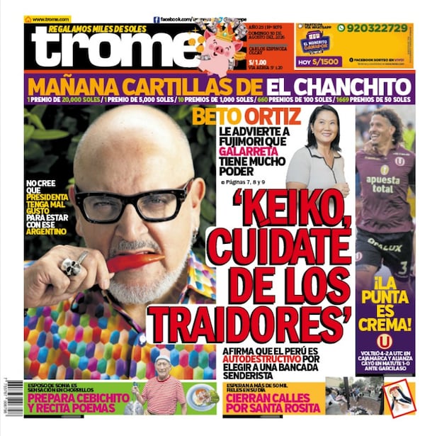 Portada Trome